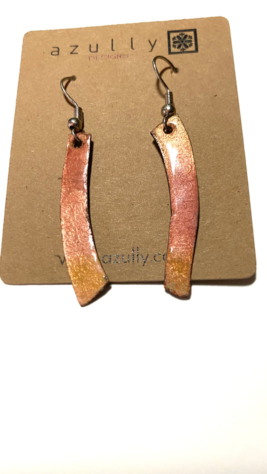 Curved Asymmetric Earrings