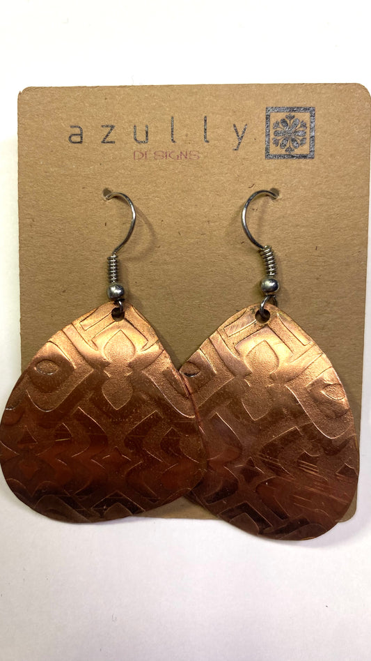 Petal Copper Earrings