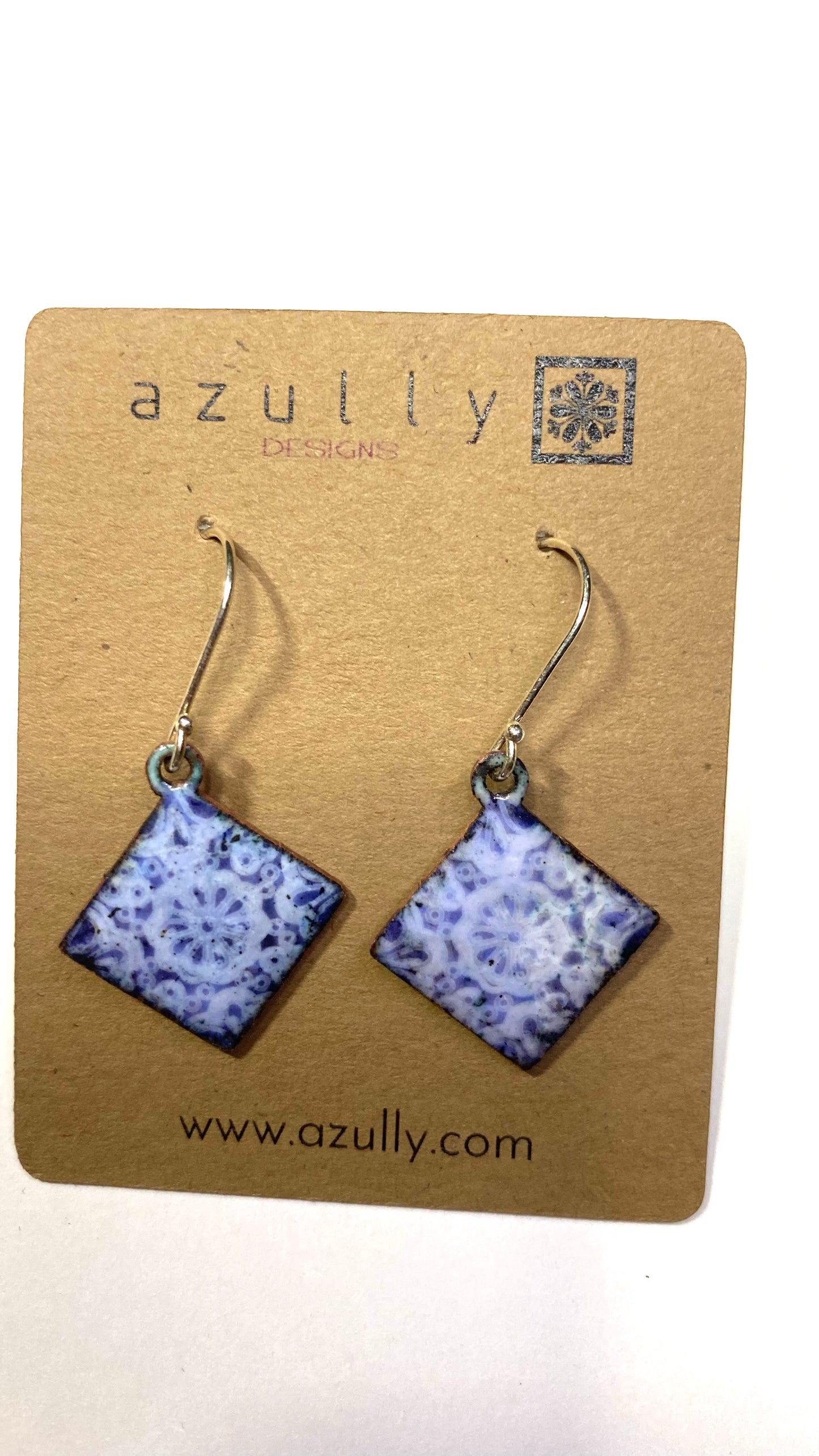 Tile Earrings Blue