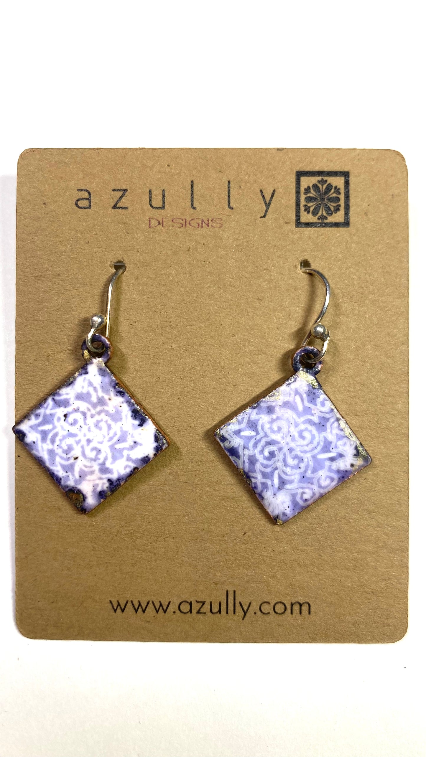 Tile Earrings Blue